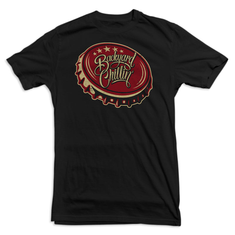 Backyard Chillin' Bottle Cap T shirt