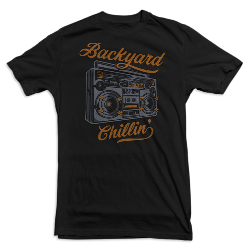 Backyard Chillin' Boombox T shirt